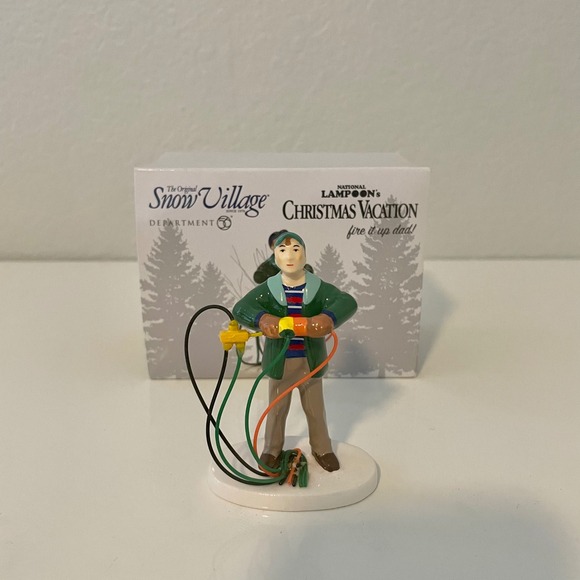 Department 56 National Lampoon's Christmas Vacation Fire It Up Dad Figurine - Picture 2 of 7